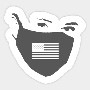 USA Mask Sticker